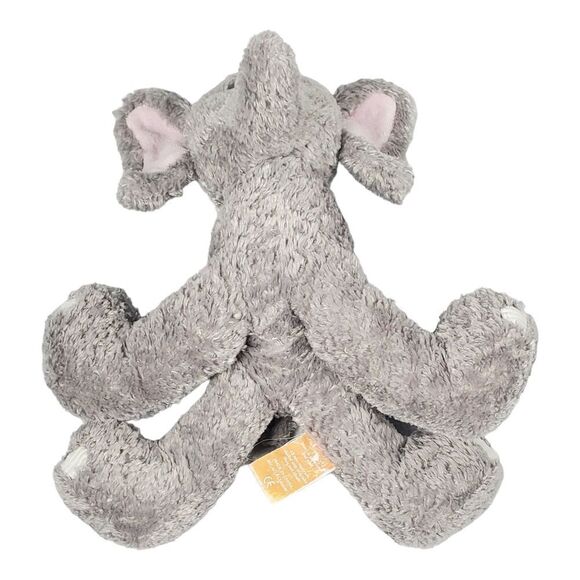 First and Main Elephant Plush Lankydoodle Floppy Skinny Long Legs Gray Plush - Picture 5 of 9